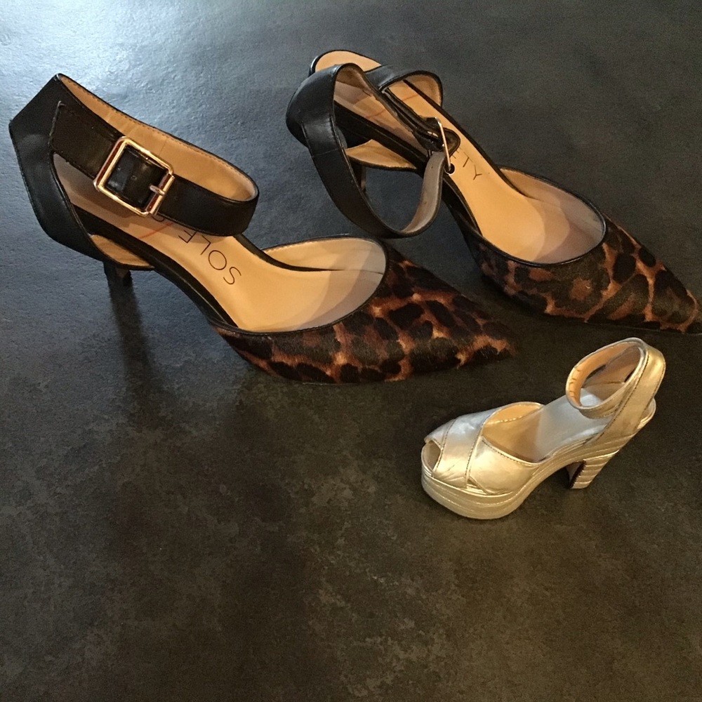 Sole Society 'Olyvia' Calf Hair Pump (Leopard)